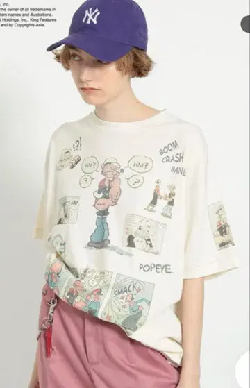 BEAMS BOY 뽀빠이 T셔츠