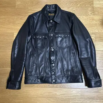 루트 갤러리 Black Rebel 블랙 가죽 라이더 자켓