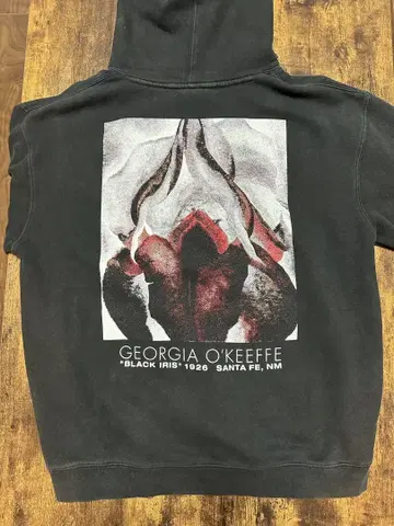 GEORGIA OKEEFFE 조지아 오키프 후드티 블랙 XXL