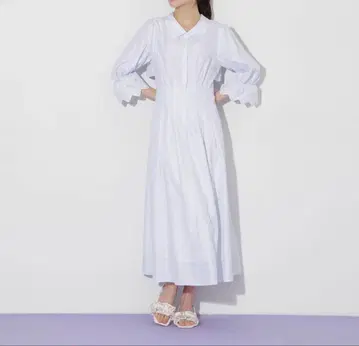 JILLbyJILLSTUART 컷워크 슬리브 셔츠 원피스