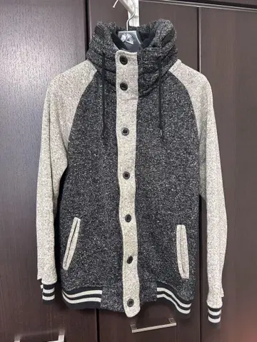 BEAMS HEART 후드 부착 자켓 M 사이즈 그레이 계열
