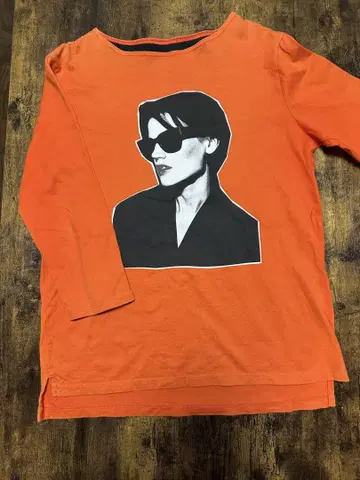 Paul Smith 오렌지 M 7부 소매 티셔츠