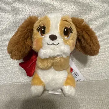 레이디 봉제 인형 키체인 마스코트 레이디와 트램프 70주년