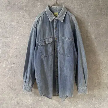 Wrangler 블루벨 데님 셔츠 빈티지 L 사이즈