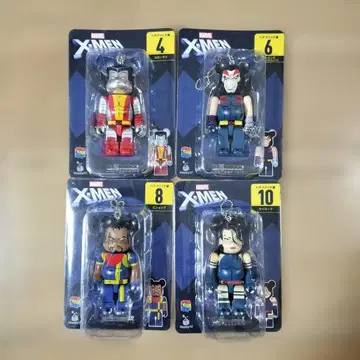 미개봉 X-MEN Happy 복권 4체 세트