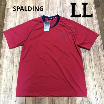 SPALDING 미사용 새상품 LL 레드 V넥 셔츠