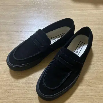 STANCLAN 스 슬립온 PENNY SUEDE BLACK