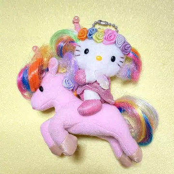 헬로키티 유니콘 키티 윙피스 마스코트 산리오 초레어