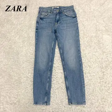 [새상품급] 자라 ZARA 데님 팬츠 데미지 가공 M 블루