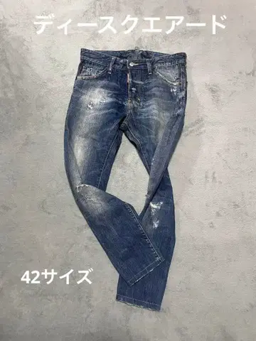 디스퀘어드 42 데미지 가공 데님