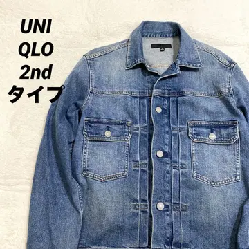UNIQLO 유니클로 데님 자켓 세컨드 타입 스트레치 소재 S