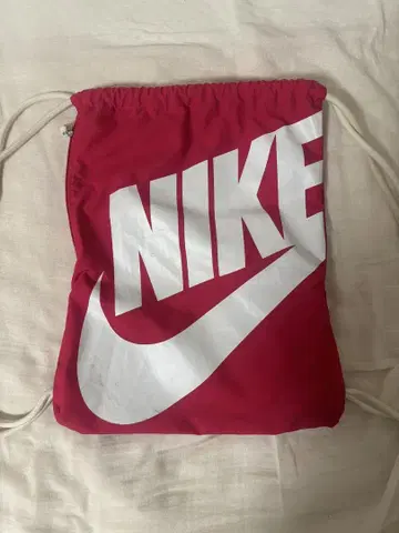 NIKE 핑크 냅색 로고