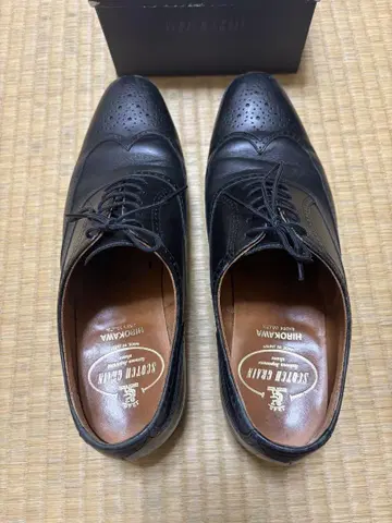 가격 인하 스코치 그레인 블랙 드레스 신발