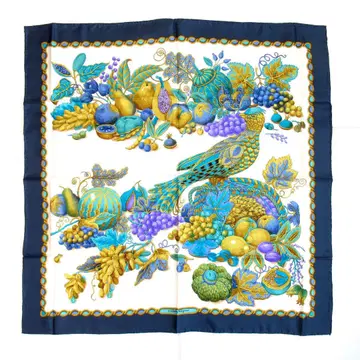 835 살바토레 페라가모 스카프 과일 패턴 새 후르츠