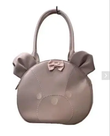 axes femme kawaii 곰 모양 토트백 핑크 곰 귀 디자인