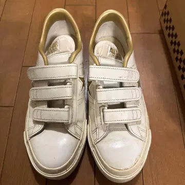ALL STAR 화이트 골드 스니커즈