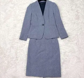 INDIVI 블루 그레이 셋업 수트
