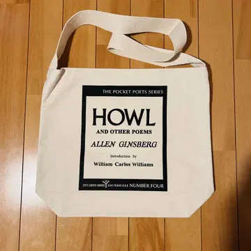 City Lights Bookstore 캔버스 숄더백