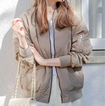 어반 리서치 서니 라벨 리버서블 MA-1 블루종