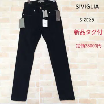 [ 미사용 새상품 ] SIVIGLIA 코듀로이 스트레치 스트레이트 팬츠