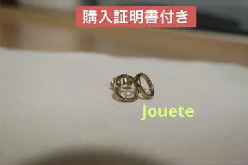 Jouete [구매 인증서 포함] 골드 펄 귀걸이