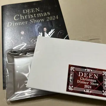 DEEN 크리스마스 디너쇼 2024 기념품, 친필 사인 메뉴