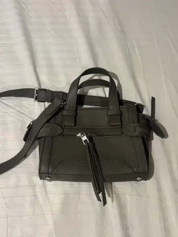 ZARA 그레이 미니 숄더백
