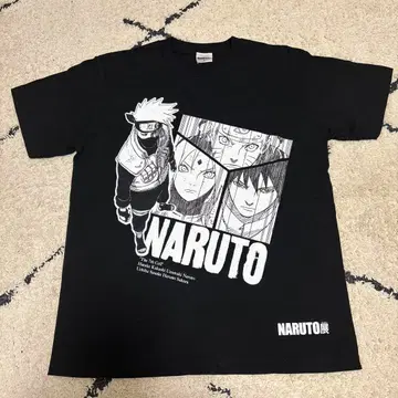 NARUTO전 한정판 T셔츠 M 사이즈 블랙