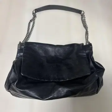 ZARA 블랙 가죽 백