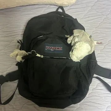 JANSPORT 블랙 백팩