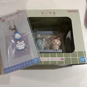 치이카와 (먼작귀) 키링과 피규어 세트 치이카와 온천