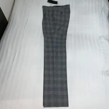 DURBAN 글렌체크 1턱 테이퍼드 슬랙스 size82