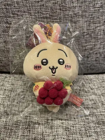 지역 한정 치이카와 토끼 포도 봉제 인형 키체인 야마나시 한정판