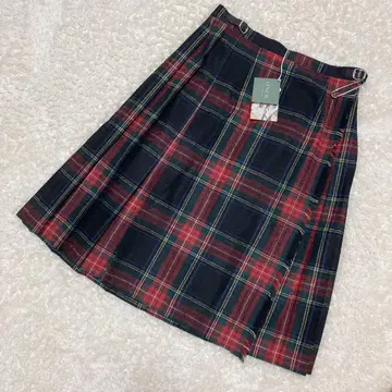 오닐 오브 더블린 easy kilt 턱 플리츠 스커트 체크