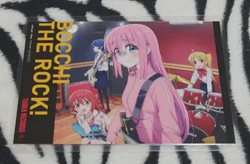 봇치더록 타워 레코드 특전 엽서 라미네이티드 완료