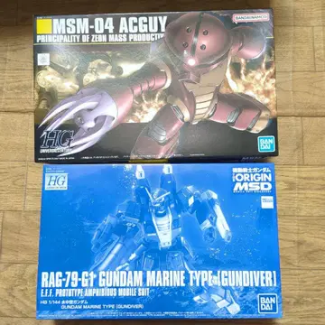 [배송비 포함] HG 아가이 & RAC-79 G1 GUNDAM MARI
