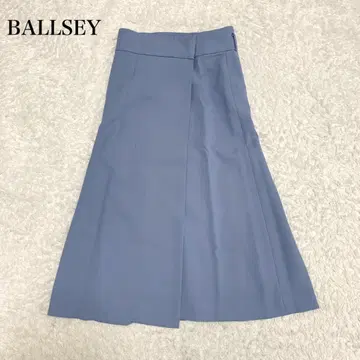 [ 새상품급 ] BALLSEY 투모로우랜드 랩스커트 롱 기장 34 블루