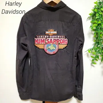 할리데이비슨 셔츠 와펜 구제 의류 바이크