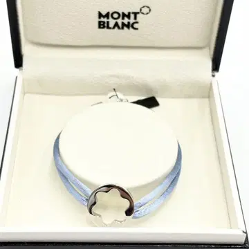 몽블랑 팔찌 스타 팔찌 실버 블루