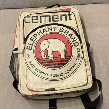 [ 미사용 새상품 ] ELEPHANT BRAND 시멘트 봉투 디자인 백팩