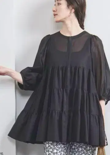 미사용 유나이티드 애로우즈 튜닉 블라우스