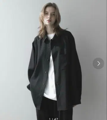 remer 루즈 트로피컬 릴랙스 셔츠 M 사이즈 차콜 그레이