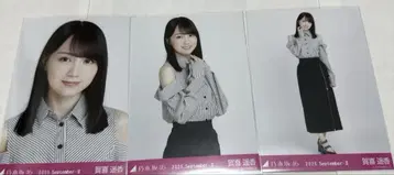 노기자카46 카키 하루카 브로마이드 어깨 트임 상의 컴프