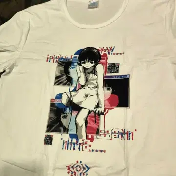 serial experiments lain 이와쿠라 레인 크루넥 티셔츠
