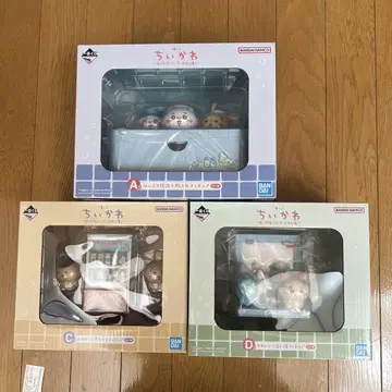 치이카와 (먼작귀) 제일복권 A상 C상 D상 피규어 3개 상자 세트
