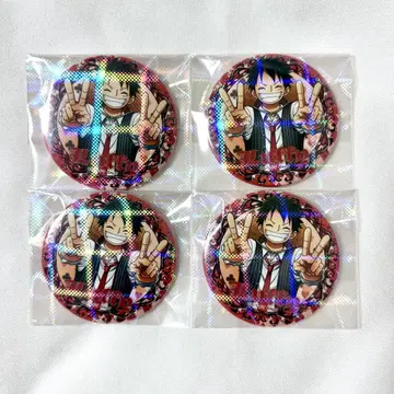 루피 도쿄 원피스 타워 4주년 한정판 캔뱃지 ONE PIECE 세트