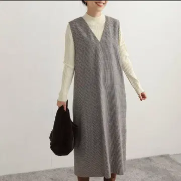 새상품급 스트레이트 라인 오버롤 스커트 롱 원피스 DOORS
