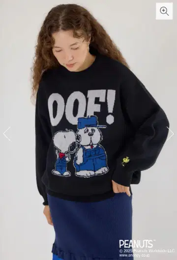 로데오 크라운 peanuts 콜라보 니트탑 스누피 올라프 SNOOPY