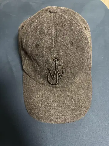 JW ANDERSON 앵커 자수 캡 O/S 그레이
