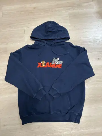 [ 수량 한정 레어 아이템 ] X-LARGE 톰과 제리 콜라보 후드티